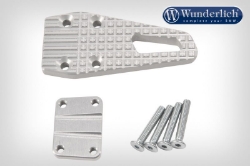 Afbeeldingen van Brake lever enlargement diverse BMW F800 modellen- silver