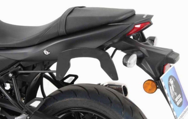Afbeeldingen van C-Bow tasdragers zwart Hepco&Becker Suzuki SV650 '16+