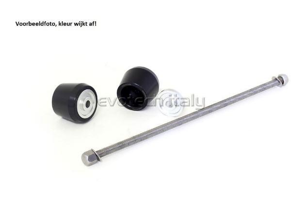 Afbeeldingen van Voorvorkslider Evotech Kawasaki Ninja 650 / Z650 '17- titanium