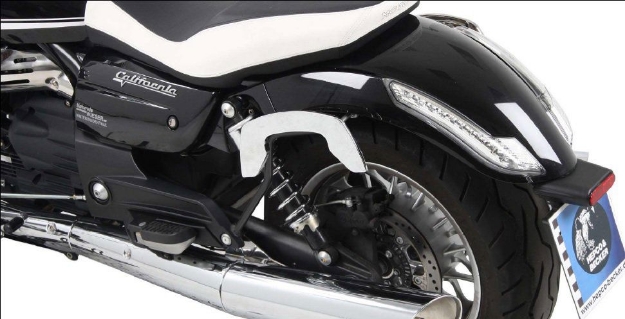 Afbeeldingen van C-Bow tasdragers chroom Hepco&Becker Moto Guzzi California 1400 Custom / Touring '14-