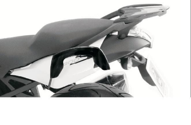 Afbeeldingen van C-Bow tasdragers zwart Hepco&Becker BMW K1200S / K1300S '04-08 '09-16