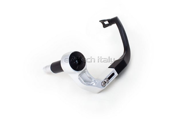 Afbeeldingen van Hendel protector rem aluminium Evotech universeel -zilver