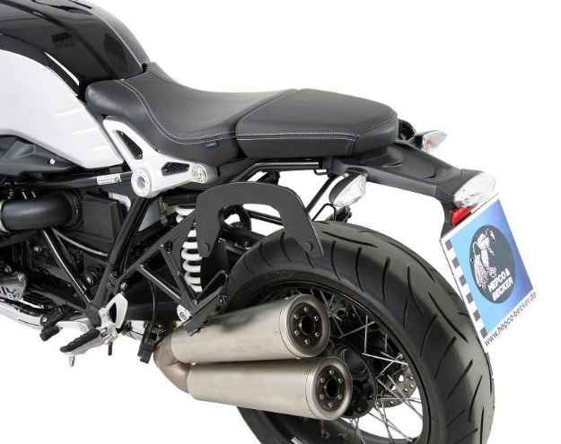 Afbeeldingen van C-Bow tasdragers zwart Hepco&Becker BMW R NineT '14+