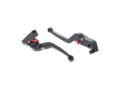 Afbeeldingen van Rem/koppelinghendelset opklapbaar Evotech Performance Triumph Speed Triple '11-'15