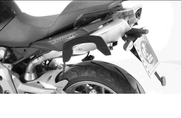 Afbeeldingen van C-Bow tasdrager zwart Hepco&Becker Aprilia SL750 Shiver -'07-09 / GT '09-16
