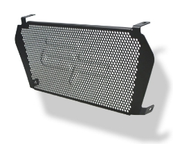 Afbeeldingen van Radiatorcover zwart Evotech Performance Aprilia Shiver SL750 '07-17