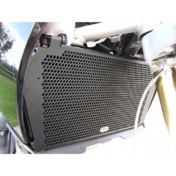 Afbeeldingen van Radiatorcover zwart Evotech Performance Aprilia Shiver SL750 '07-17