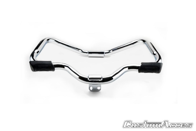 Afbeeldingen van Valbeugel model Mustache RVS Custom Acces diverse Harley Davidson Sportster modellen