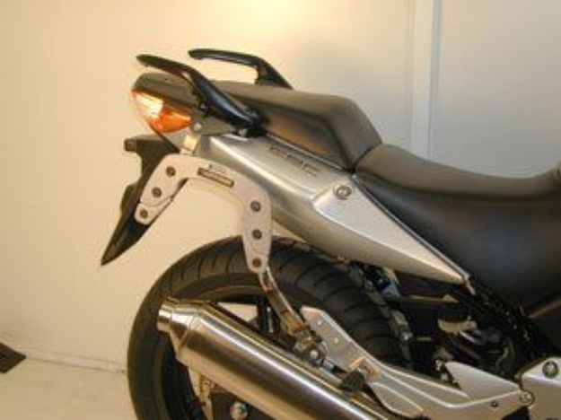 Afbeeldingen van Kofferrek zwart Krauser Honda CBF500 '04- K-wing systeem (UVK)