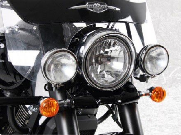 Afbeeldingen van Custom Twinlight set zwart Hepco&Becker zwart Suzuki C1500T '13-16