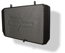 Afbeeldingen van Radiatorcover zwart Evotech Performance Kawasaki Z800 '13-18