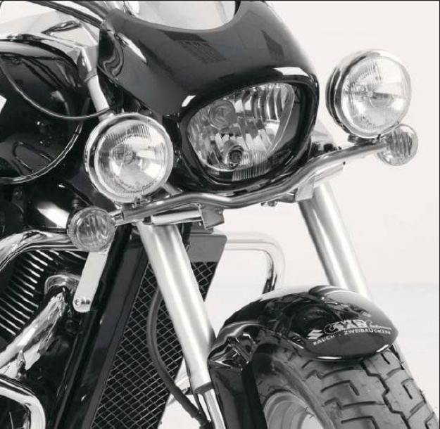 Afbeeldingen van Custom Twinlight Set Hepco&Becker chroom Suzuki M800 2010-