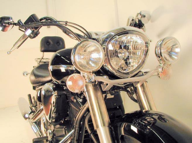 Afbeeldingen van Custom Twinlight Set Hepco&Becker chroom Yamaha XVS1300 Midnight Star