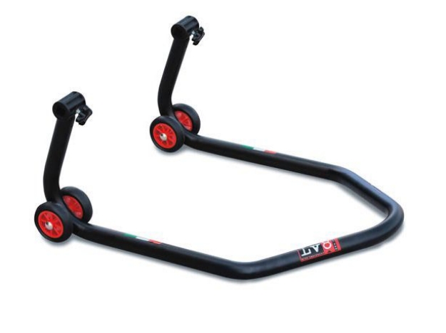 Afbeeldingen van Paddock stand achter laag universeel zwart LV8