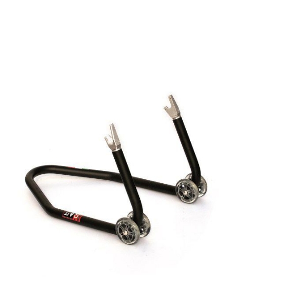 Afbeeldingen van Paddock stand achter aluminium Racing line zwart LV8