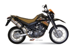 Afbeeldingen van MIVV Suono Steel Black RVS dempers Yamaha XT660R/X '04-