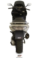 Afbeeldingen van MIVV Suono Steel Black RVS compleet systeem Yamaha T-MAX 500 '01-'07
