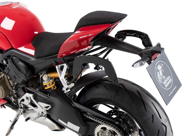Afbeeldingen van C-Bow tasdragers zwart Hepco&Becker Ducati Streetfighter V4 / S '20+