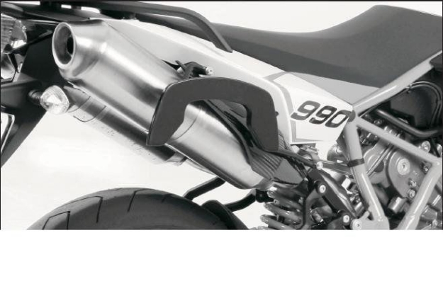 Afbeeldingen van C-Bow tasdragers zwart Hepco&Becker KTM 990 Supermoto/R '11