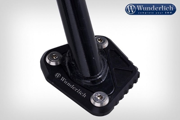 Afbeeldingen van Side stand enlarger BMW G310R - black Wunderlich