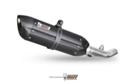 Afbeeldingen van MIVV systeem met Suono Steel Black demper Yamaha MT-09 '13-20