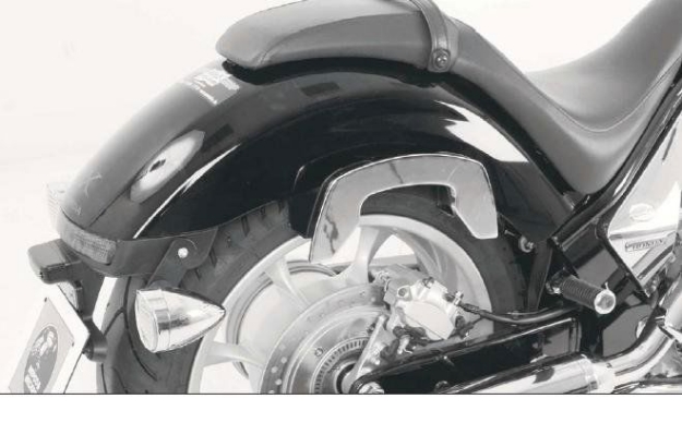 Afbeeldingen van C-Bow custom tasdragers chroom Hepco&Becker Honda VT1300CX ABS '10-