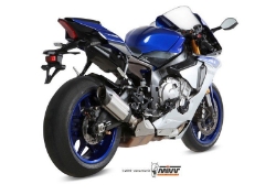 Afbeeldingen van MIVV Suono Steel Black RVS demper Yamaha R1 '15-