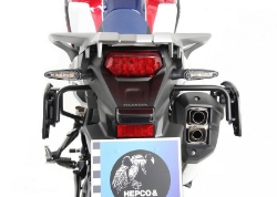 Afbeeldingen van C-Bow tasdragers zwart Hepco&Becker Honda CRF1000L Africa Twin '16-17