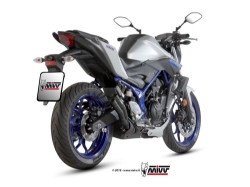 Afbeeldingen van MIVV Double Gun Black demper Yamaha MT-03 '16-