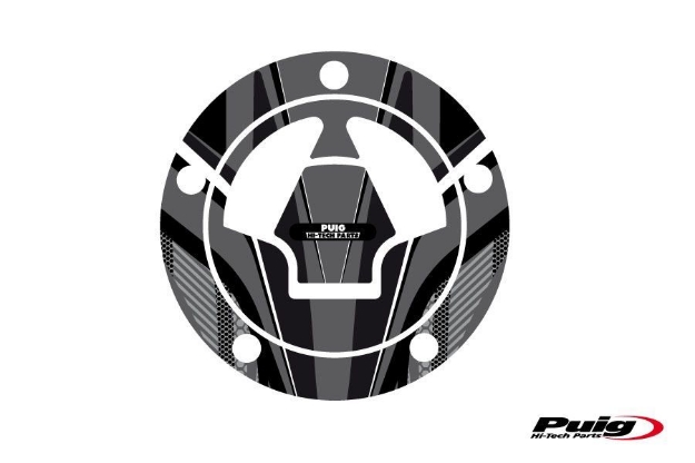 Afbeeldingen van Tankdopcover Radikal Puig voor diverse Kawasaki modellen