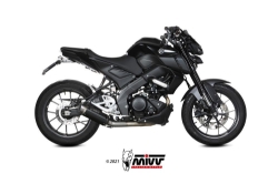 Afbeeldingen van MIVV systeem met GP PRO black demper Yamaha MT-125 '20-'24