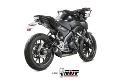 Afbeeldingen van MIVV systeem met MK3 carbon Yamaha MT-125 '20-'24
