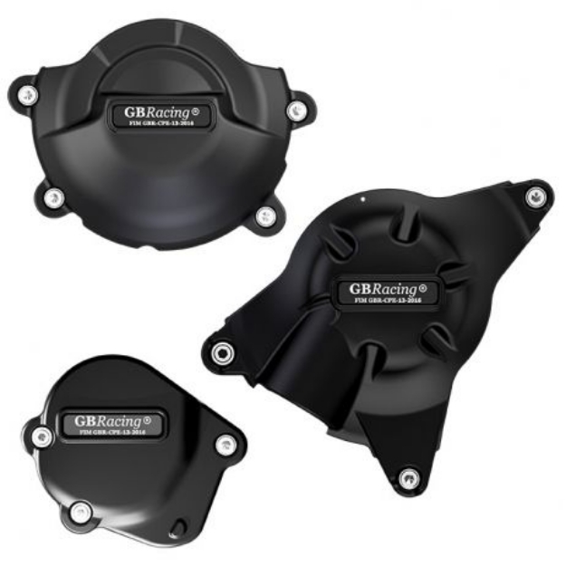 Afbeeldingen van GB-Racing engine cover set Yamaha YZF-R6 '06- (koppeling, pulse en dynamo cover)