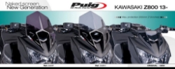 Afbeeldingen van Vervangingsruit naked bike Puig Kawasaki Z800/ E '13-