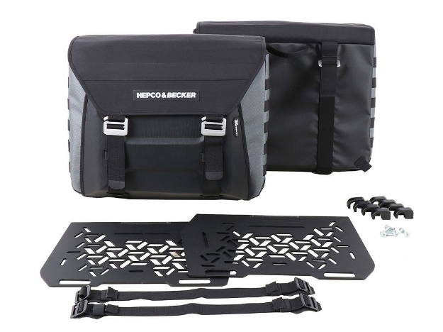 Afbeeldingen van Tassenset XTravel Basic met universeel adapters van Hepco&Becker