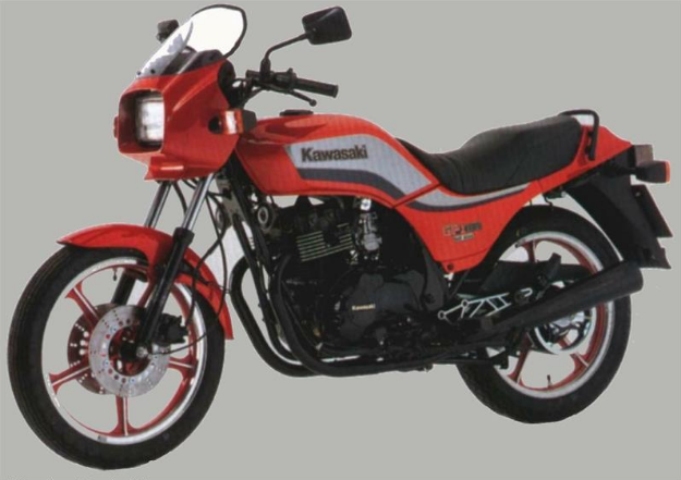 Afbeeldingen van Vervangingsruit standaard Kawasaki GPZ305 '88-'96-zwart