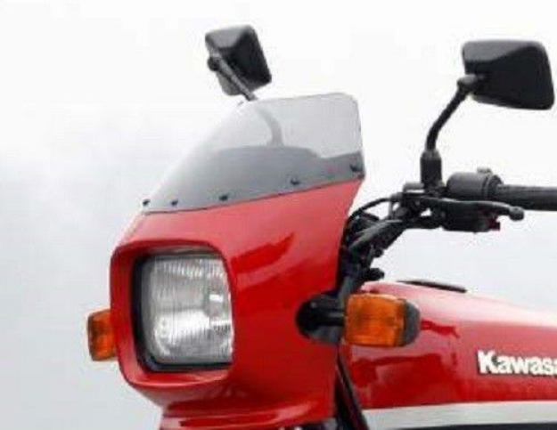 Afbeeldingen van Vervangingsruit Standaard Kawasaki GPZ 550 NOSE-donker getint