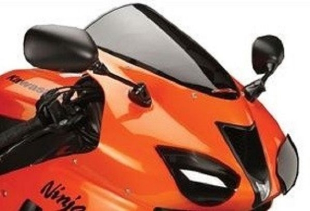 Afbeeldingen van Vervangingsruit standaard Kawasaki ZX6-R '05-'08-donker getint