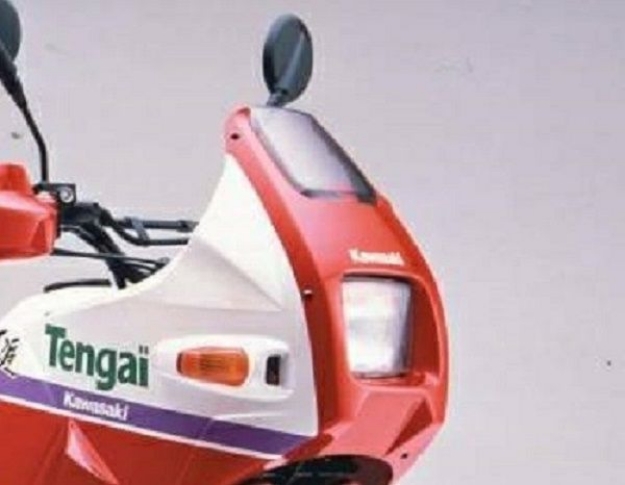 Afbeeldingen van Vervangingsruit Standaard Kawasaki KLR650 -'92 / '95--transparant