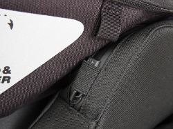 Afbeeldingen van Rear bag Royster zwart met spanbanden Hepco&Becker