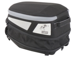 Afbeeldingen van Rear bag Royster Sport zwart/grijs inclusief spanbanden Hepco&Becker