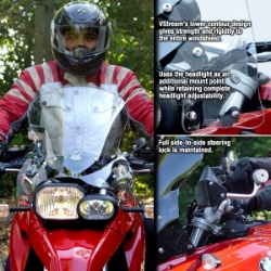 Afbeeldingen van Vervangingsruit ZTechnik short touring transparant BMW F650/800GS '08-