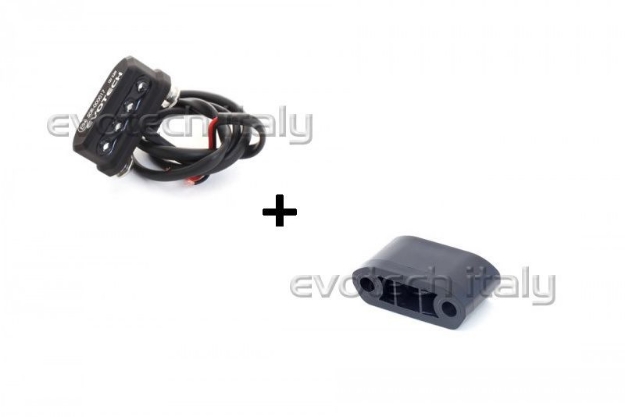 Afbeeldingen van Kentekenplaat verlichting LED voor Evotech kentekenplaathouder inclusief spacer