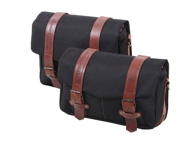 Afbeeldingen van Legacy C-Bow tassenset zwart M en L Hepco&Becker