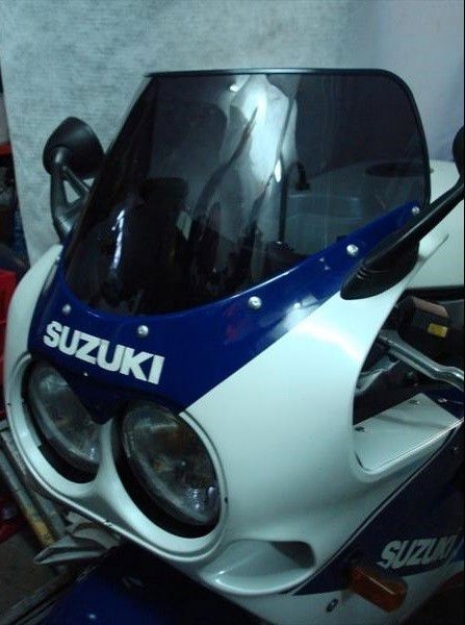 Afbeeldingen van Vervangingsruit standaard Suzuki GSX-R750 '88-'90-donker getint