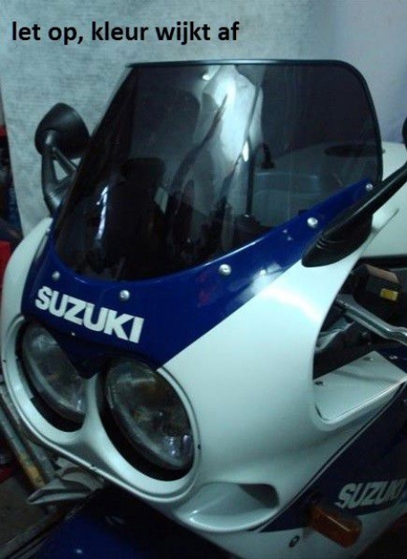 Afbeeldingen van Vervangingsruit standaard Suzuki GSX-R750 '88-'90-zwart (UVK)