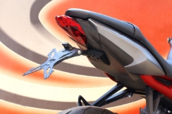 Afbeeldingen van Kentekenplaathouder Evotech Triumph DAYTONA 675/R '13-/ STREET TRIPLE 675/ R '13-