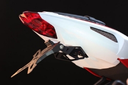 Afbeeldingen van Kentekenplaathouder Evotech Triumph DAYTONA 675/R '13- / STREET TRIPLE/R 675 '13-