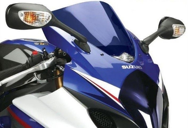 Afbeeldingen van Vervangingsruit standaard Suzuki GSX-R1000 '07-'08-blauw