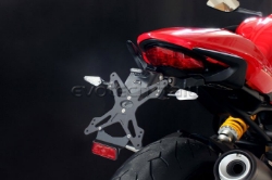 Afbeeldingen van Kentekenplaathouder Evotech Ducati Monster 821/Dark/Stripe / 1200S Stripe